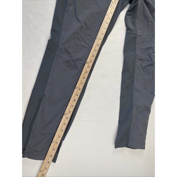 Columbia Jogger Sweatpants Adult S/31L Gray Ankle Zip Reflective Nylon Stretch - Picture 4 of 12